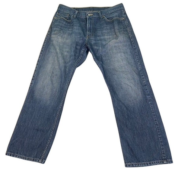 Levi's Jeans Mens W38‎ L30 Blue 514 Slim Straight Fit Denim Pants - Picture 1 of 9